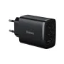3xUSB, 17W - Baseus (CCXJ020101) - Черен