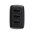 3xUSB, 17W - Baseus (CCXJ020101) - Черен