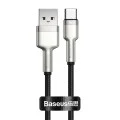 Кабел за данни USB към Type-C 66W 66W, 2m - Baseus Cafule (CAKF000201) - черен