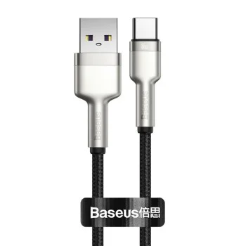 Кабел за данни USB към Type-C 66W 66W, 2m - Baseus Cafule (CAKF000201) - черен