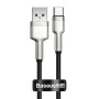 Кабел за данни USB към Type-C 66W 66W, 2m - Baseus Cafule (CAKF000201) - черен