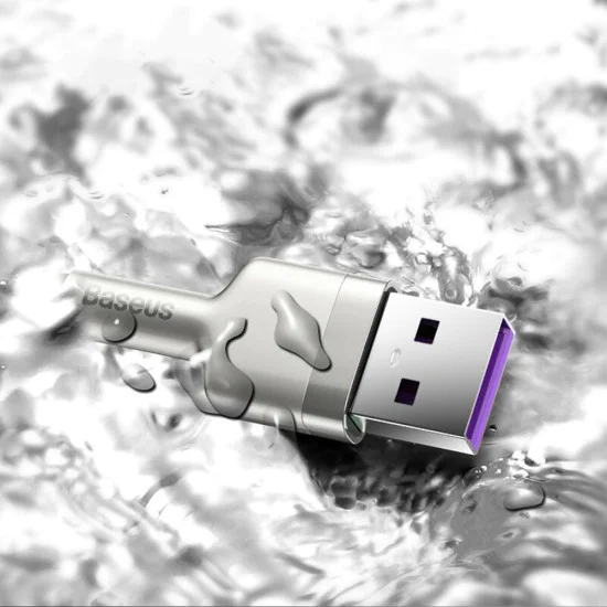 Кабел за данни USB към Type-C 66W 66W, 2m - Baseus Cafule (CAKF000201) - черен