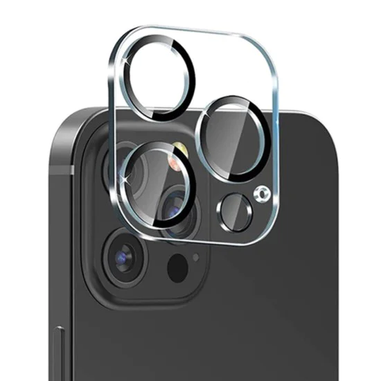 Протектор за iPhone 13 Pro / iPhone 13 Pro Max - Lito S+ Camera Glass Protector - Черен/Прозрачен