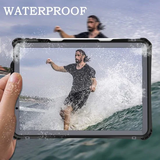 Калъф за iPad Air 4 (2020) / Air 5 (2022) - ShellBox Waterproof IP68 - Черен