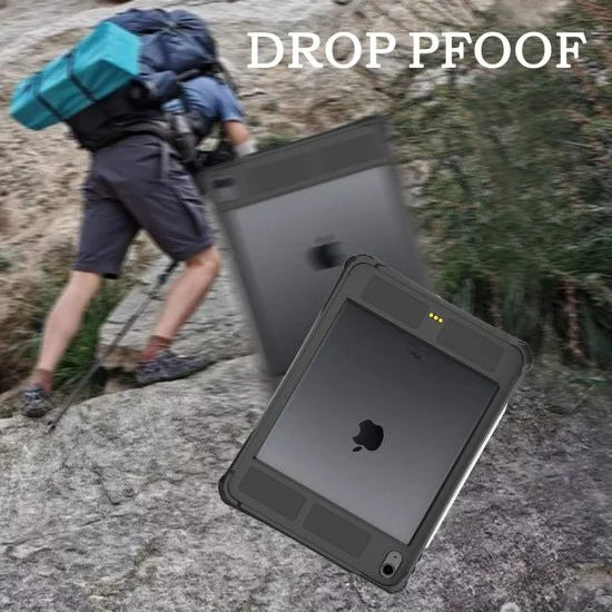 Калъф за iPad Air 4 (2020) / Air 5 (2022) - ShellBox Waterproof IP68 - Черен