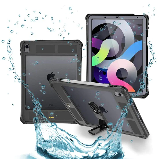 Калъф за iPad Air 4 (2020) / Air 5 (2022) - ShellBox Waterproof IP68 - Черен