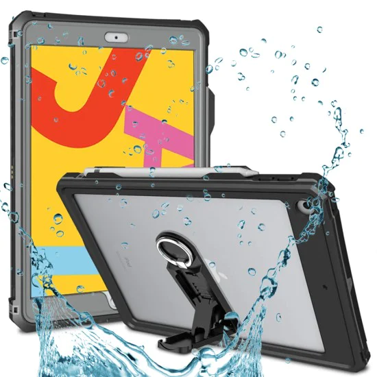 Калъф за iPad 10.2 (2019 / 2020 / 2021) - ShellBox Waterproof IP68 - Черен
