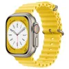 Каишка за часовник за Apple Watch 1/2/3/3/4/4/5/5/5/6/6/7/8/7/8/9/10/SE/SE/SE 2/Ultra/Ultra 2 (42/44/45/46/49 мм) - Каишка за часовник (W038) - Жълт