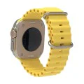 Каишка за часовник за Apple Watch 1/2/3/3/4/4/5/5/5/6/6/7/8/7/8/9/10/SE/SE/SE 2/Ultra/Ultra 2 (42/44/45/46/49 мм) - Каишка за часовник (W038) - Жълт