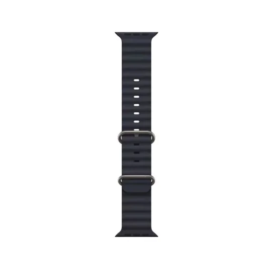 Каишка за часовник за Apple Watch 1/2/3/3/4/4/5/5/5/6/6/7/8/7/8/9/10/SE/SE/SE 2/Ultra/Ultra 2 (42/44/45/46/49 мм) - Каишка за часовник (W038) - Тъмно син