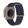 Каишка за часовник за Apple Watch 1/2/3/3/4/4/5/5/5/6/6/7/8/7/8/9/10/SE/SE/SE 2/Ultra/Ultra 2 (42/44/45/46/49 мм) - Каишка за часовник (W038) - Тъмно син