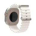 Каишка за Apple Watch 1/2/3/3/4/4/5/5/5/6/6/7/8/7/8/9/10/SE/SE/SE 2/Ultra/Ultra 2 ( 42/44/45/46/49 мм) - Каишка за часовник (W038) - Бяла