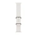 Каишка за Apple Watch 1/2/3/3/4/4/5/5/5/6/6/7/8/7/8/9/10/SE/SE/SE 2/Ultra/Ultra 2 ( 42/44/45/46/49 мм) - Каишка за часовник (W038) - Бяла