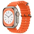 Каишка за Apple Watch 1/2/3/3/4/4/5/5/6/6/7/8/7/8/9/10/10/SE/SE 2 (38/40/41/42 mm ) - Каишка за часовник (W038) - Оранжево
