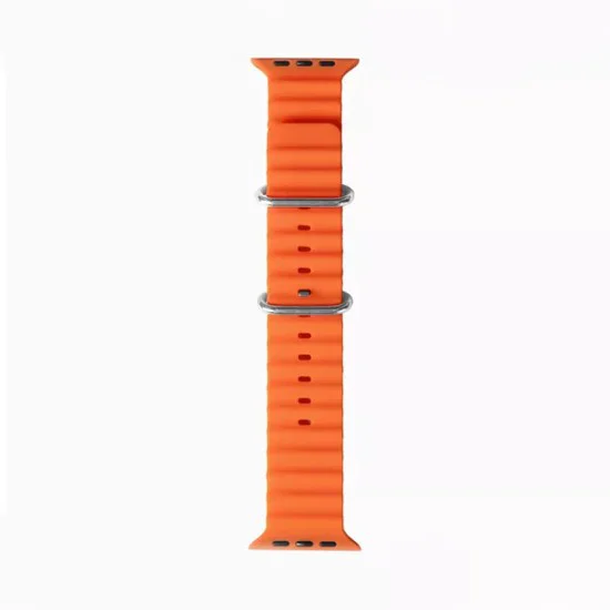 Каишка за Apple Watch 1/2/3/3/4/4/5/5/6/6/7/8/7/8/9/10/10/SE/SE 2 (38/40/41/42 mm ) - Каишка за часовник (W038) - Оранжево
