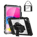 Калъф за iPad 10 (2022) 10.9 - ShellBox Waterproof IP68 - Черен