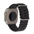 Каишка за Apple Watch 1/2/3/3/4/4/5/5/6/6/7/8/7/8/9/10/10/SE/SE 2 (38/40/41/42 mm ) - Каишка за часовник (W038) - Черна