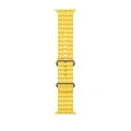 Каишка за Apple Watch 1/2/3/3/4/4/5/5/6/6/7/8/8/9/9/10/10/SE/SE 2 (38/40/41/42 мм) - Каишка за часовник (W038) - Жълта