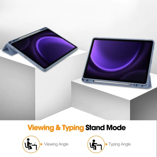 Калъф за Samsung Galaxy Tab S9 / S9 FE / S10 FE - Flex Trifold - Лилав