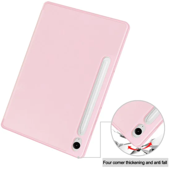 Калъф за Samsung Galaxy Tab S9 / S9 FE / S10 FE - Flex Trifold - Розов