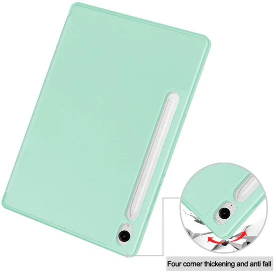 Калъф за Samsung Galaxy Tab S9 / S9 FE / S10 FE - Flex Trifold - Matcha Green