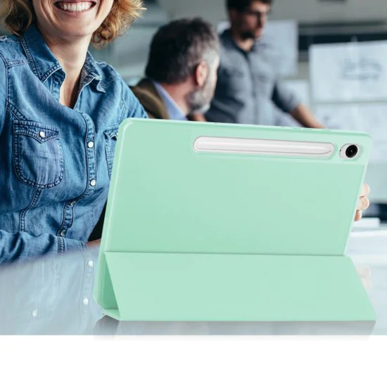 Калъф за Samsung Galaxy Tab S9 / S9 FE / S10 FE - Flex Trifold - Matcha Green
