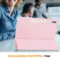 Калъф за Samsung Galaxy Tab S9 Plus / S10 Plus / S9 FE Plus / S10 FE Plus - Flex Trifold - Розов