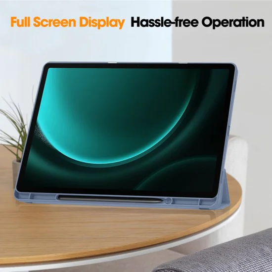 Калъф за Samsung Galaxy Tab S9 FE Plus / S10 FE Plus - Flex Trifold - Лилав