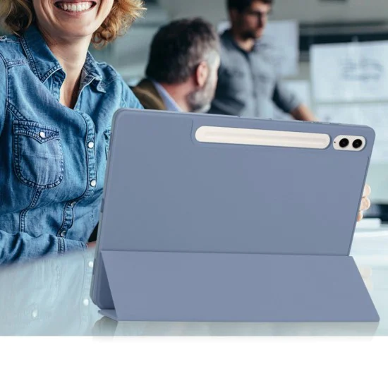 Калъф за Samsung Galaxy Tab S9 Plus / S10 Plus / S9 FE Plus / S10 FE Plus - Flex Trifold - Сива