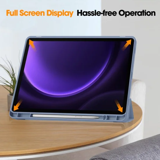 Калъф за Samsung Galaxy Tab S9 / S9 FE / S10 FE - Flex Trifold - Сив