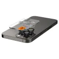 Протектор за камера за iPhone 14 Pro / iPhone 14 Pro Max (комплект 2) - Spigen Glas.tR Optik EZ Fit Pro - Черен