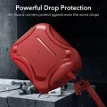 Калъф за Apple AirPods Pro 1/2 - ESR Cyber ​​Armor Tough HaloLock - Червен