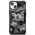 Калъф за iPhone 14 Plus - Ringke Fusion X Design - Camo Black