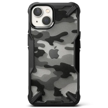 Калъф за iPhone 14 Plus - Ringke Fusion X Design - Camo Black