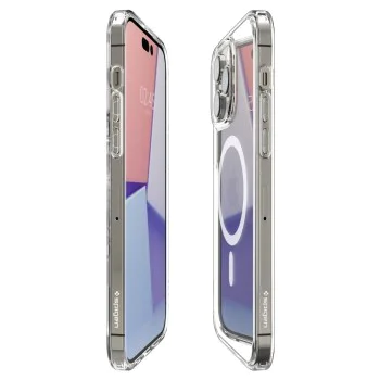 Калъф за iPhone 14 Pro - Spigen - Ultra Hybrid MagSafe - Бял