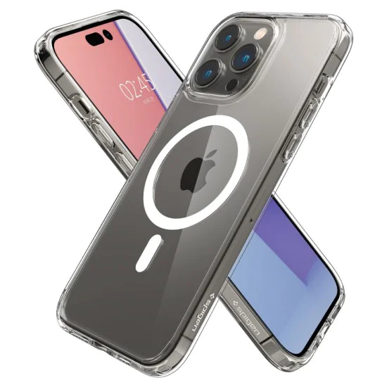 Калъф за iPhone 14 Pro - Spigen - Ultra Hybrid MagSafe - Бял