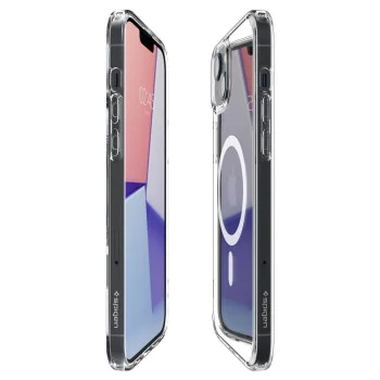 Калъф за iPhone 14 - Spigen - Ultra Hybrid MagSafe - Бял