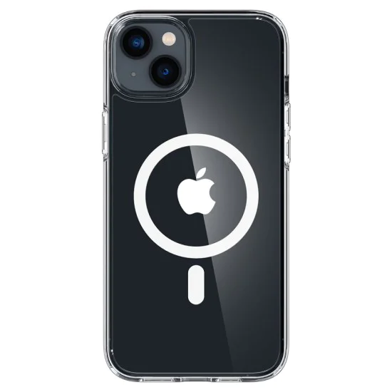 Калъф за iPhone 14 - Spigen - Ultra Hybrid MagSafe - Бял