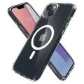 Калъф за iPhone 14 - Spigen - Ultra Hybrid MagSafe - Бял