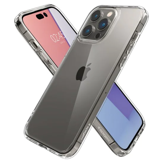 Калъф за iPhone 14 Pro Max - Spigen - Ultra Hybrid - Crystal Clear