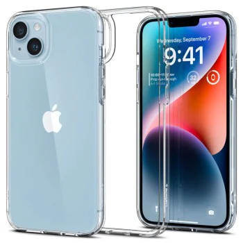 Калъф за iPhone 14 - Spigen - Ultra Hybrid - Crystal Clear