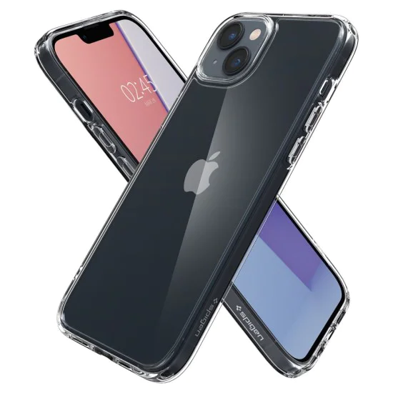 Калъф за iPhone 14 - Spigen - Ultra Hybrid - Crystal Clear