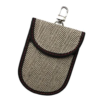 RFID ключ и държач за карта, 12,5x9 - (AF1) - бежов