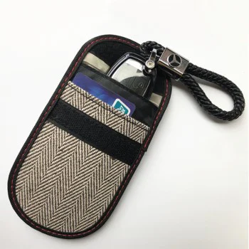 RFID ключ и държач за карта, 12,5x9 - (AF1) - бежов