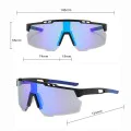 Очила за колоездене - (9963) - черни / светлосини