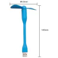 Преносим USB вентилатор, 5V - (TUF1) - син