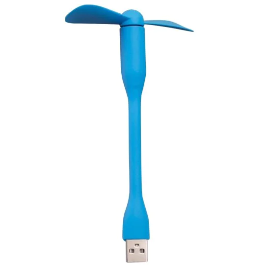 Преносим USB вентилатор, 5V - (TUF1) - син