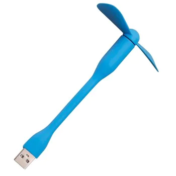 Преносим USB вентилатор, 5V - (TUF1) - син
