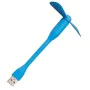 Преносим USB вентилатор, 5V - (TUF1) - син