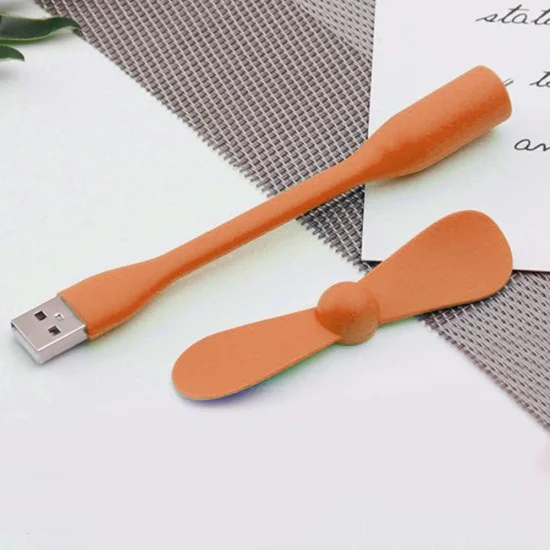 Преносим USB вентилатор, 5V - (TUF1) - оранжев
